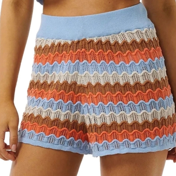 Rip Curl Multicolor Knit Women Shorts - Picture 1 of 10